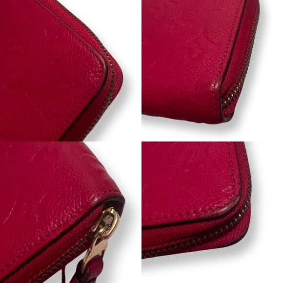 Louis Vuitton Red Empirente Long Zippy Wallet - Picture 4 of 10